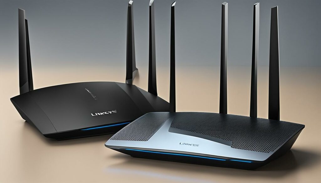 Linksys and Netgear Routers Design Comparison