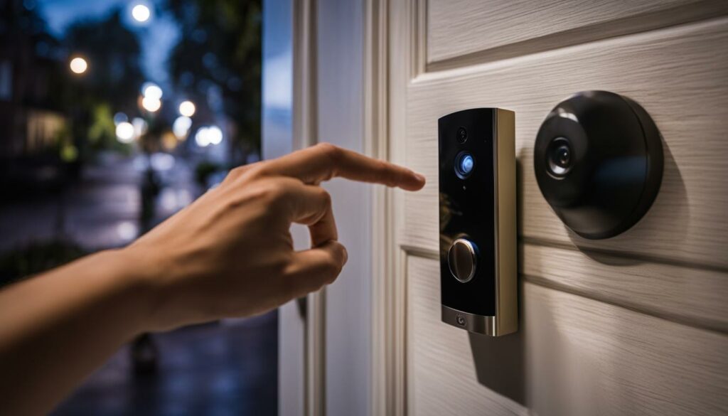 adjusting night vision on ring doorbell