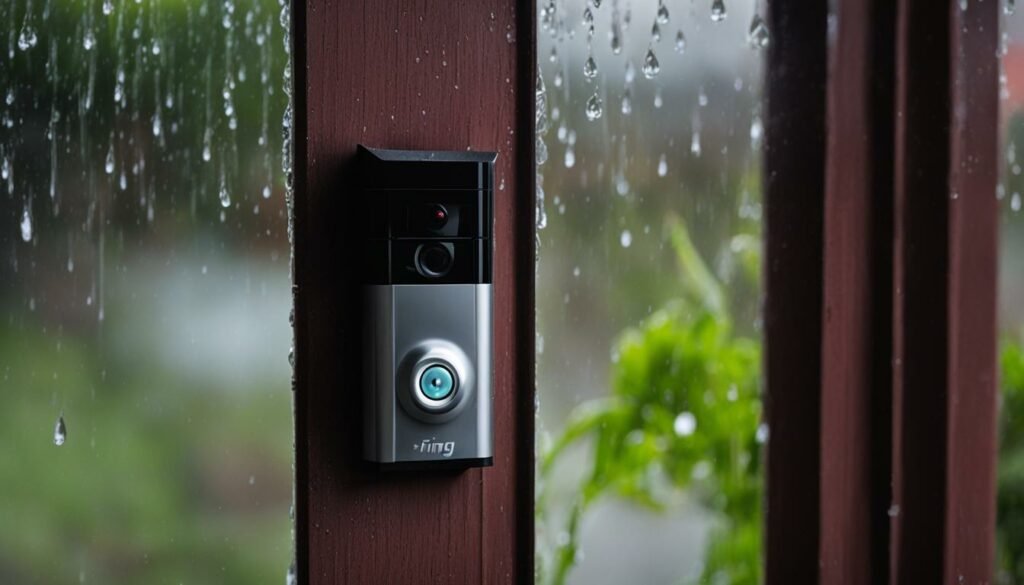 can ring doorbell get wet