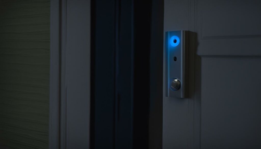 does the ring doorbell light up at night