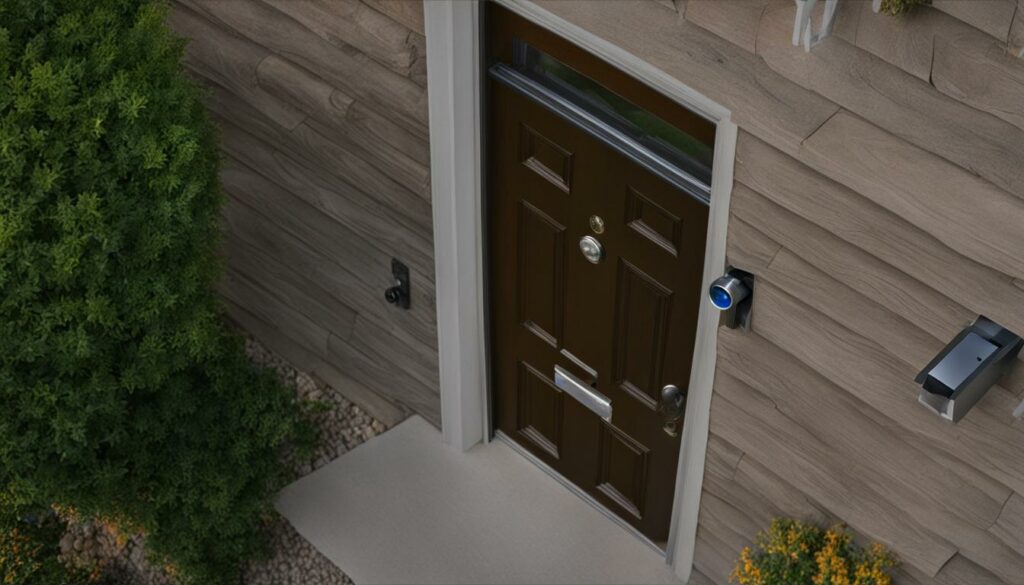 how high to install ring doorbell
