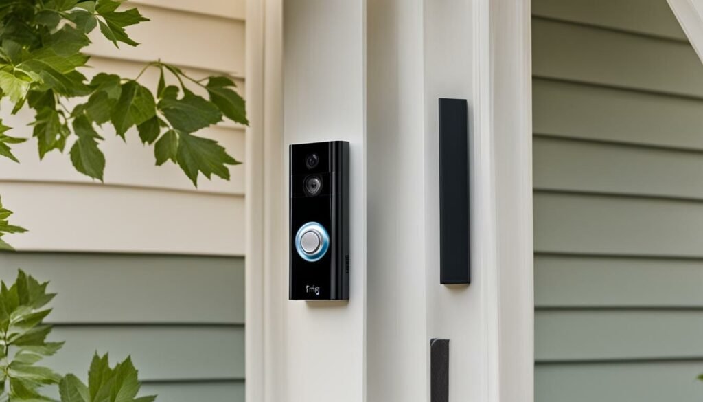 how high to install ring doorbell