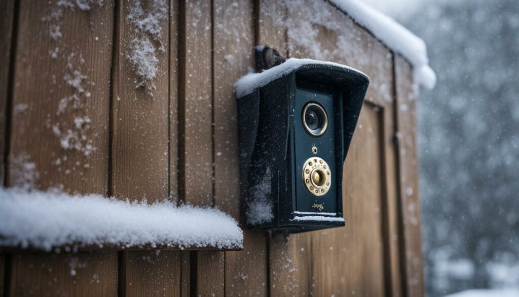 ring doorbell in cold weather